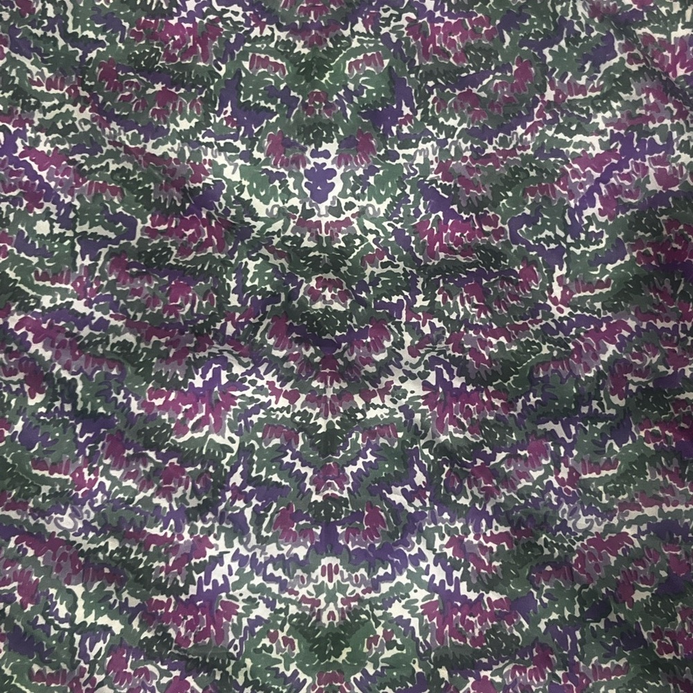 VERA vintage Multicolor Abstract Pattern Scarf